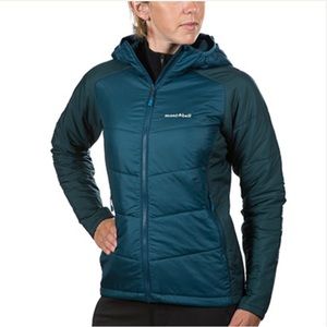 Ultra light Mont-bell Thermawrap. Size M in blue